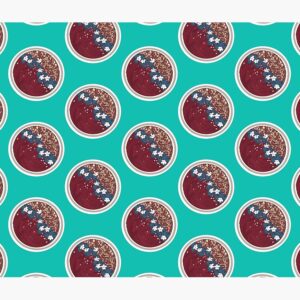 Acai Bowl Healthy Living Tapestry - Image 3